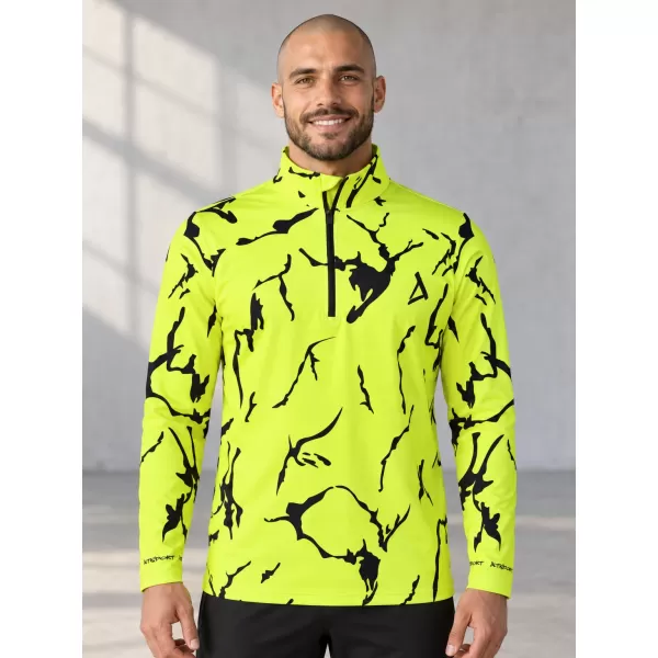  Muška premium funkcionalna termo majica ALTISPORT VOJ/ALM052TER03 NEON ZELENA 