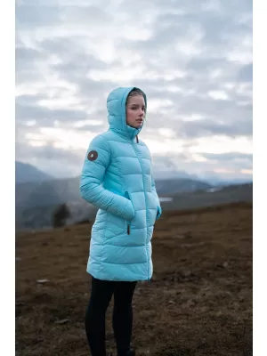 Ženski zimski kaput NORDBLANC MOMENTS NBWJL8076 SVIJETLOPLAVA