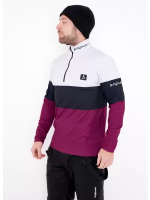 Muška premium funkcionalna termo majica ALTISPORT VOJ/ALM051TER03 TAMNOCRVENA
