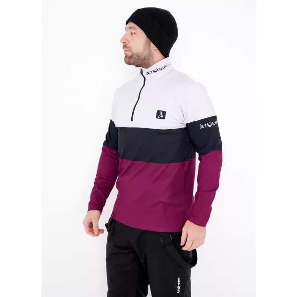  Muška premium funkcionalna termo majica ALTISPORT VOJ/ALM051TER03 TAMNOCRVENA 