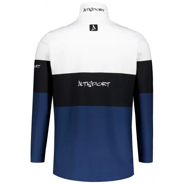  Muška premium funkcionalna termo majica ALTISPORT VOJ/ALM051TER03 BIJELO PLAVA 