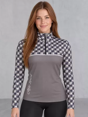 Ženska premium funkcionalna termo majica ALTISPORT VOJ/ALW048TER03 SIVA