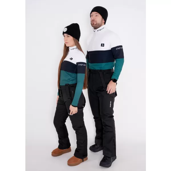  Ženska premium funkcionalna termo majica ALTISPORT VOJ/ALW051TER03 BIJELO ZELENA 