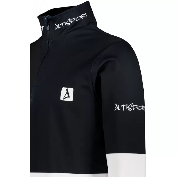  Muška premium funkcionalna termo majica ALTISPORT VOJ/ALM051TER03 CRNO-BIJELO 