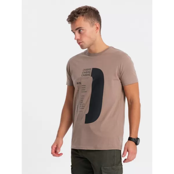  Košulja OMBRE OM-TSPT-0166 SVIJETLOSMEĐA 