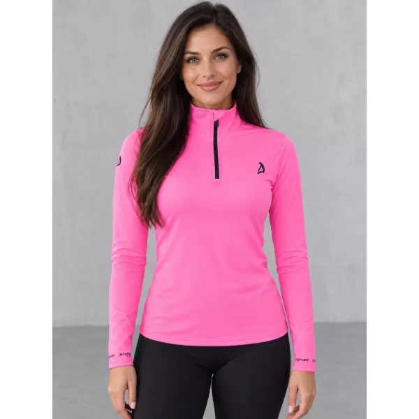  Ženska premium funkcionalna termo majica ALTISPORT VOJ/ALW000TER03 FLUO RUŽIČASTA 