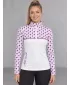 Ženska premium funkcionalna termo majica ALTISPORT VOJ/ALW048TER03 BIJELO/LJUBIČASTO