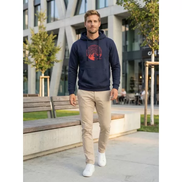  Muški sweatshirt ALTISPORT ALM172JN796 TAMNOPLAVA 
