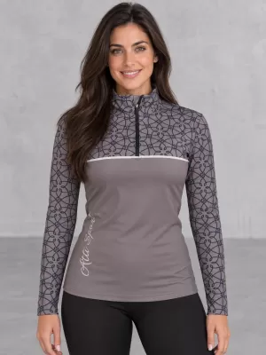 Ženska premium funkcionalna termo majica ALTISPORT VOJ/ALW053TER03 SIVA