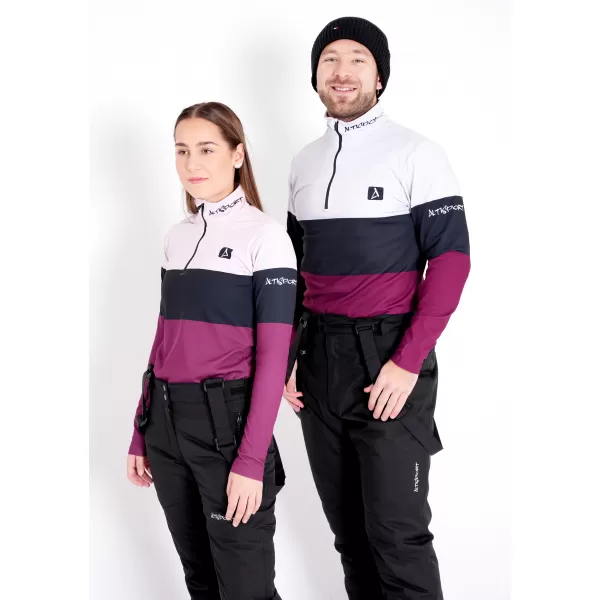  Muška premium funkcionalna termo majica ALTISPORT VOJ/ALM051TER03 TAMNOCRVENA 