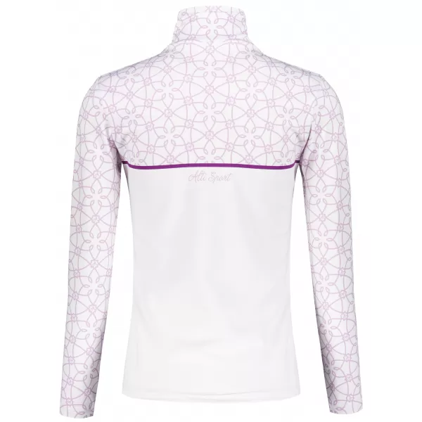  Ženska premium funkcionalna termo majica ALTISPORT VOJ/ALW053TER03 BIJELO/LJUBIČASTO 