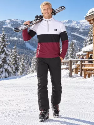 Muška premium funkcionalna termo majica ALTISPORT VOJ/ALM051TER03 TAMNOCRVENA