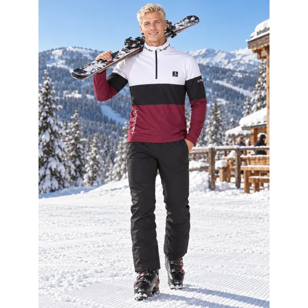  Muška premium funkcionalna termo majica ALTISPORT VOJ/ALM051TER03 TAMNOCRVENA 