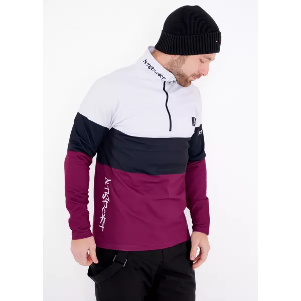  Muška premium funkcionalna termo majica ALTISPORT VOJ/ALM051TER03 TAMNOCRVENA 