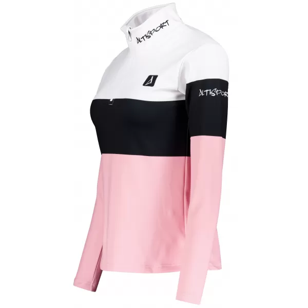  Ženska premium funkcionalna termo majica ALTISPORT VOJ/ALW051TER03 BIJELO RUŽIČASTO 