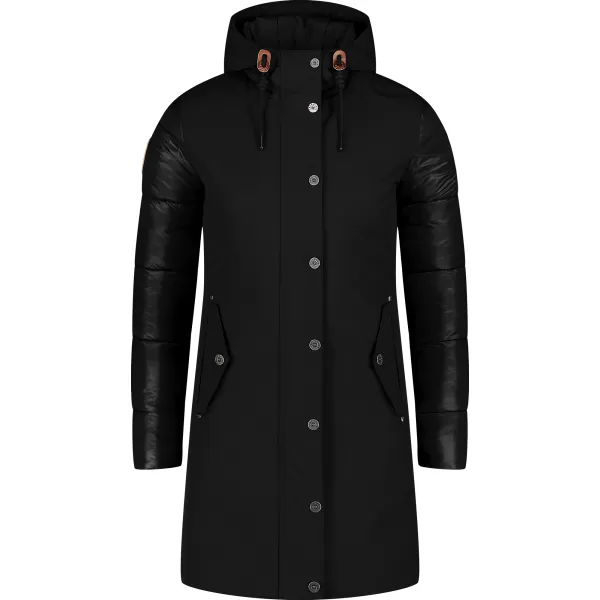  Ženski zimski kaput NORDBLANC WARMHUG NBWJL8073 CRNA 