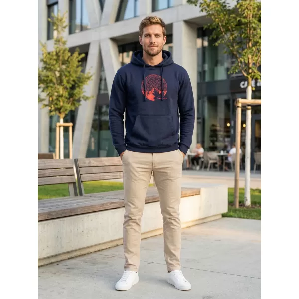  Muški sweatshirt ALTISPORT ALM172JN796 TAMNOPLAVA 