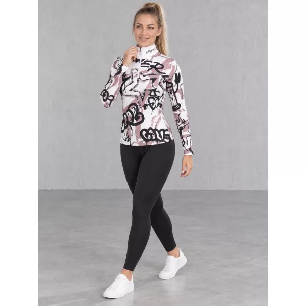  Ženska premium funkcionalna termo majica ALTISPORT VOJ/ALW054TER03 BIJELO SIVA 