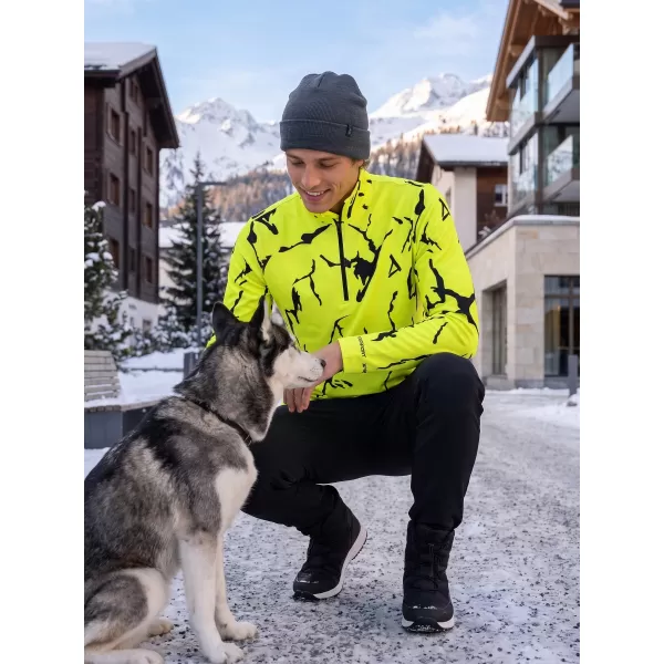  Muška premium funkcionalna termo majica ALTISPORT VOJ/ALM052TER03 NEON ZELENA 