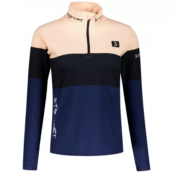  Ženska premium funkcionalna termo majica ALTISPORT VOJ/ALW051TER03 NARANČASTA/PLAVA 