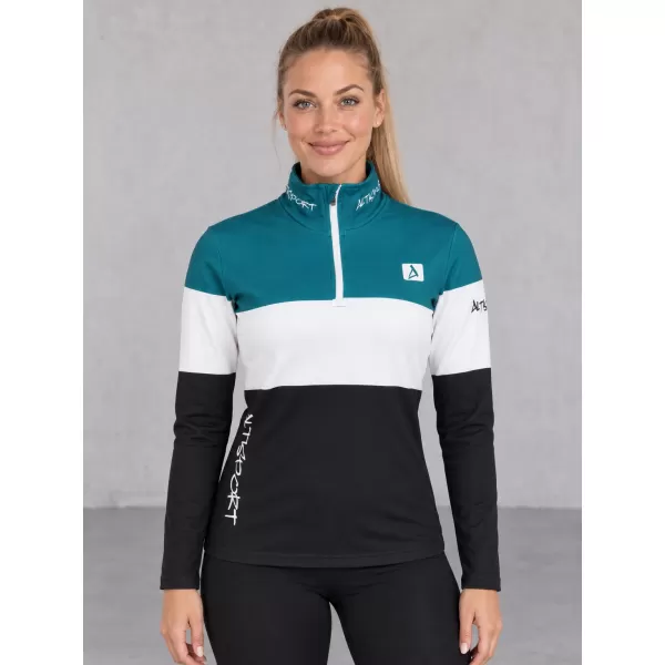  Ženska premium funkcionalna termo majica ALTISPORT VOJ/ALW051TER03 KEROZIN-CRNA 
