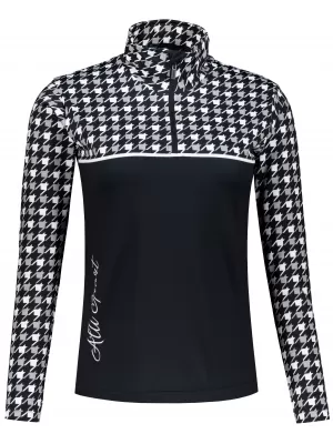 Ženska premium funkcionalna termo majica ALTISPORT VOJ/ALW048TER03 CRNO-BIJELO