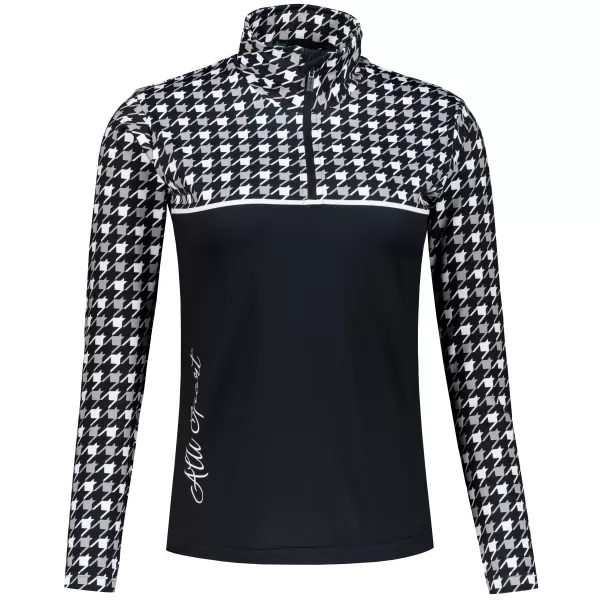  Ženska premium funkcionalna termo majica ALTISPORT VOJ/ALW048TER03 CRNO-BIJELO 