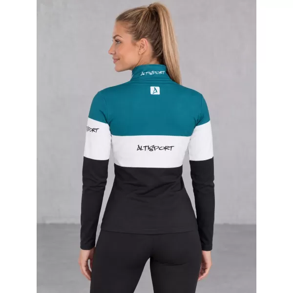  Ženska premium funkcionalna termo majica ALTISPORT VOJ/ALW051TER03 KEROZIN-CRNA 