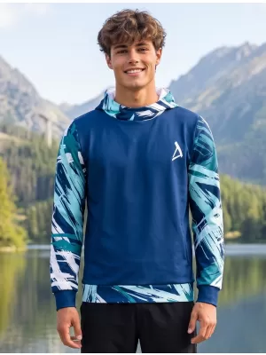 Muška premium funkcionalna majica ALTISPORT VOJ/ALM039MI01 TAMNOPLAVA
