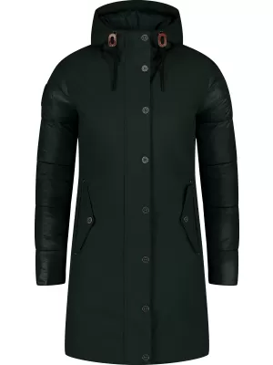 Ženski zimski kaput NORDBLANC WARMHUG NBWJL8073 TAMNO ZELENA