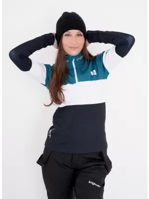Ženska premium funkcionalna termo majica ALTISPORT VOJ/ALW051TER03 KEROZIN-CRNA