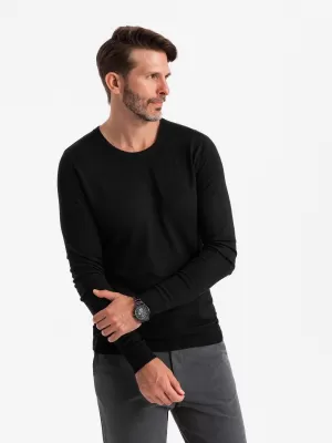 Muški džemper OMBRE OM-SWBS-0106 CRNI