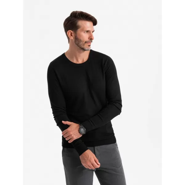  Muški džemper OMBRE OM-SWBS-0106 CRNI 