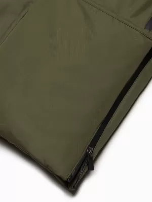 Muška zimska jakna OMBRE OM-JALJ-0148 TAMNA MASLINASTO ZELENA