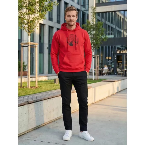  Muški sweatshirt ALTISPORT ALM172JN796 CRVENA 