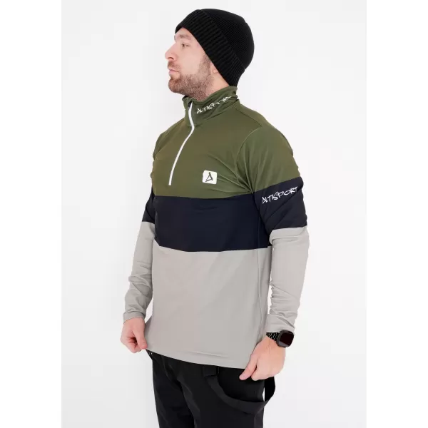  Muška premium funkcionalna termo majica ALTISPORT VOJ/ALM051TER03 KAKI 
