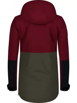 Ženski anorak NORDBLANC WINTERFUN NBWJL8130 TAMNOCRVENA