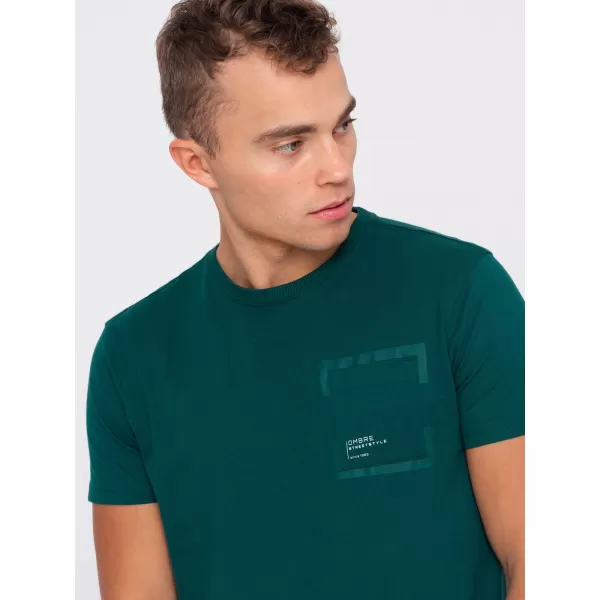  Košulja OMBRE OM-TSPT-0154 MORSKI 