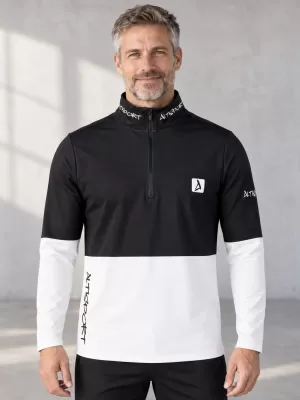 Muška premium funkcionalna termo majica ALTISPORT VOJ/ALM051TER03 CRNO-BIJELO