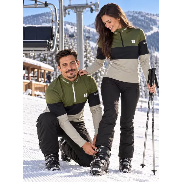  Muška premium funkcionalna termo majica ALTISPORT VOJ/ALM051TER03 KAKI 