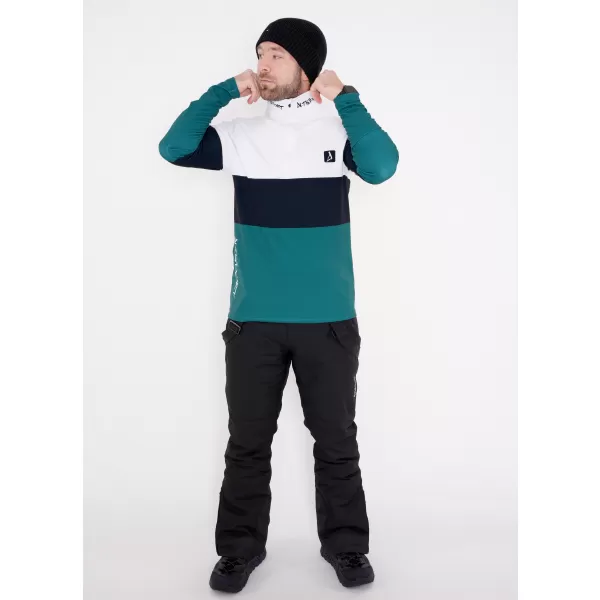  Muška premium funkcionalna termo majica ALTISPORT VOJ/ALM051TER03 BIJELO ZELENA 
