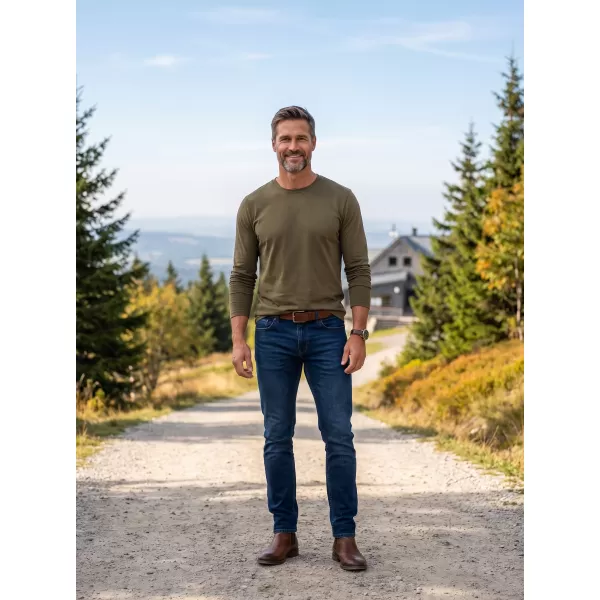  Muška majica kratkih rukava BRANDIT BD4205 MASLINA 