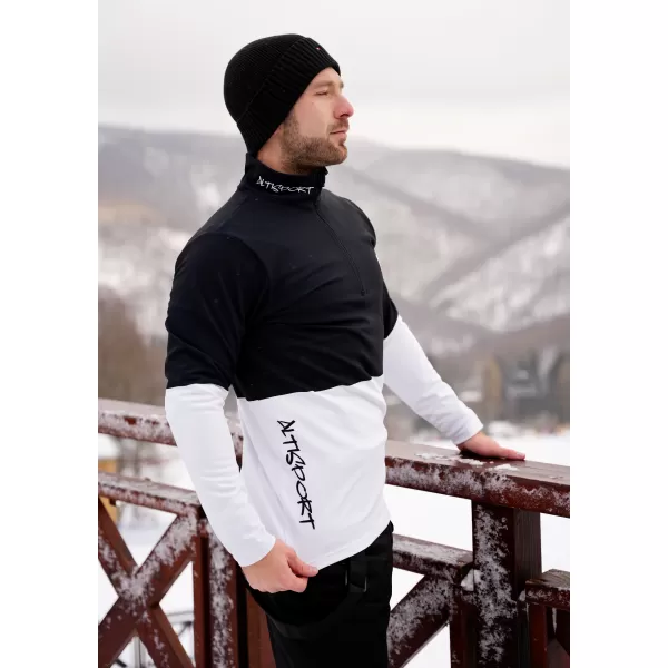  Muška premium funkcionalna termo majica ALTISPORT VOJ/ALM051TER03 CRNO-BIJELO 