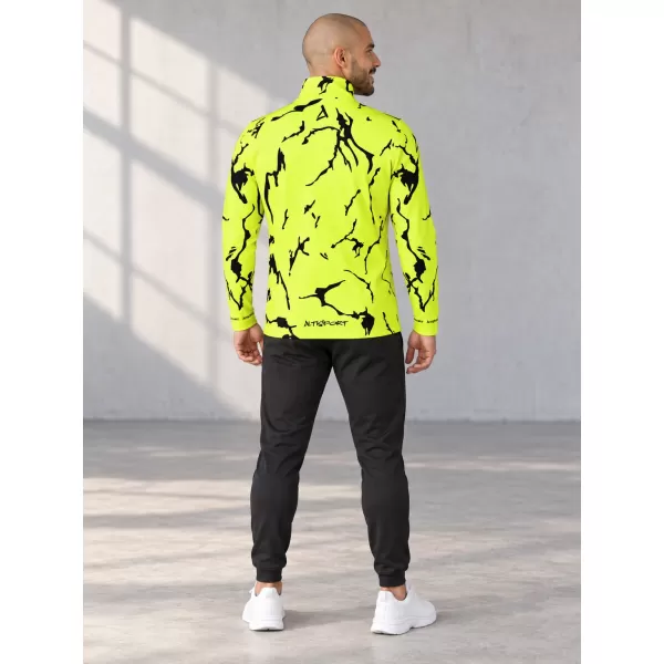  Muška premium funkcionalna termo majica ALTISPORT VOJ/ALM052TER03 NEON ZELENA 