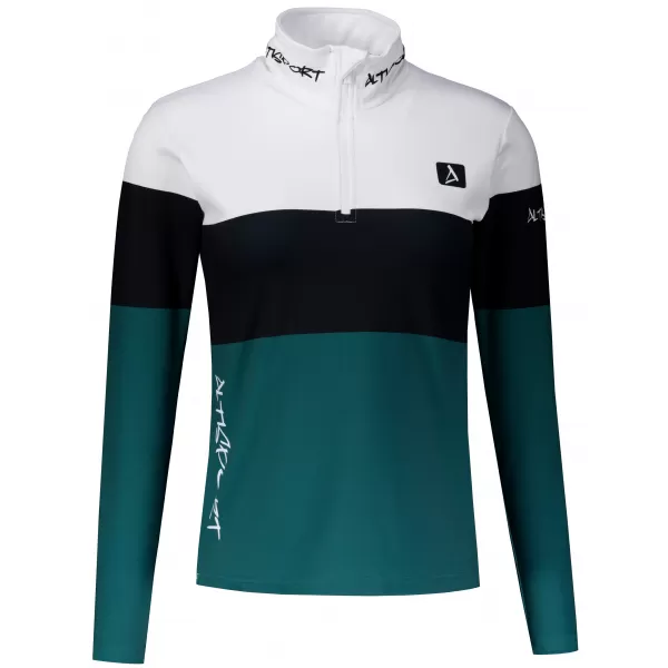  Ženska premium funkcionalna termo majica ALTISPORT VOJ/ALW051TER03 BIJELO ZELENA 