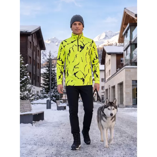  Muška premium funkcionalna termo majica ALTISPORT VOJ/ALM052TER03 NEON ZELENA 