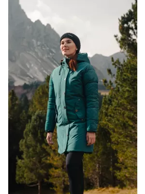 Ženski zimski kaput NORDBLANC WARMHUG NBWJL8073 TAMNO ZELENA