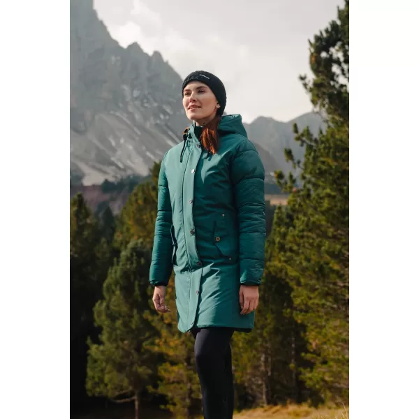  Ženski zimski kaput NORDBLANC WARMHUG NBWJL8073 TAMNO ZELENA 