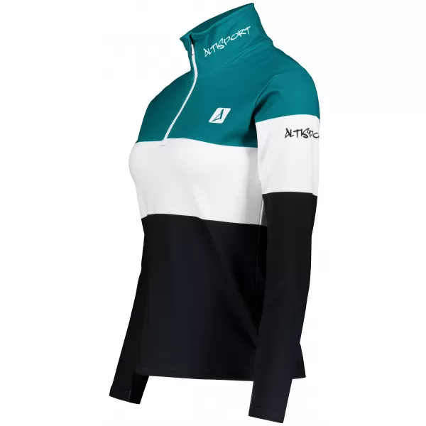  Ženska premium funkcionalna termo majica ALTISPORT VOJ/ALW051TER03 KEROZIN-CRNA 