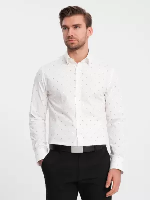 Košulja OMBRE OM-SHCS-0156 BIJELA